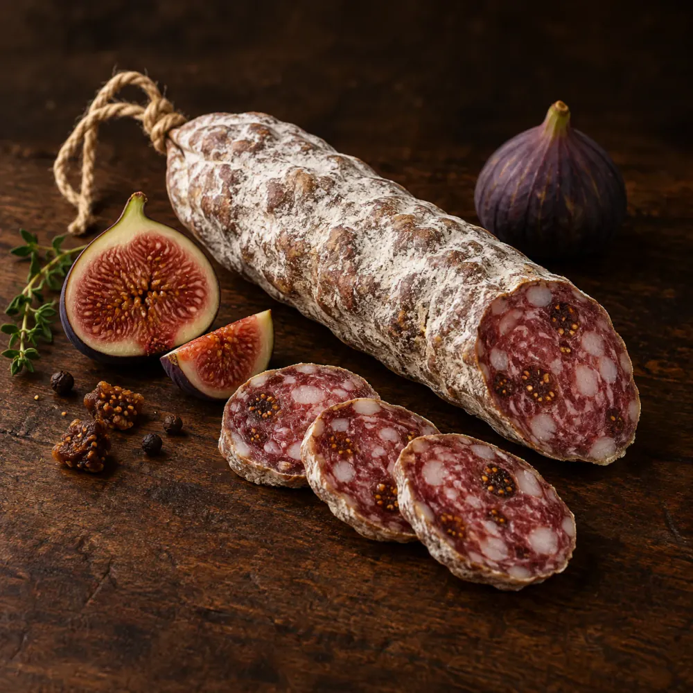Illustration : saucisson Figues